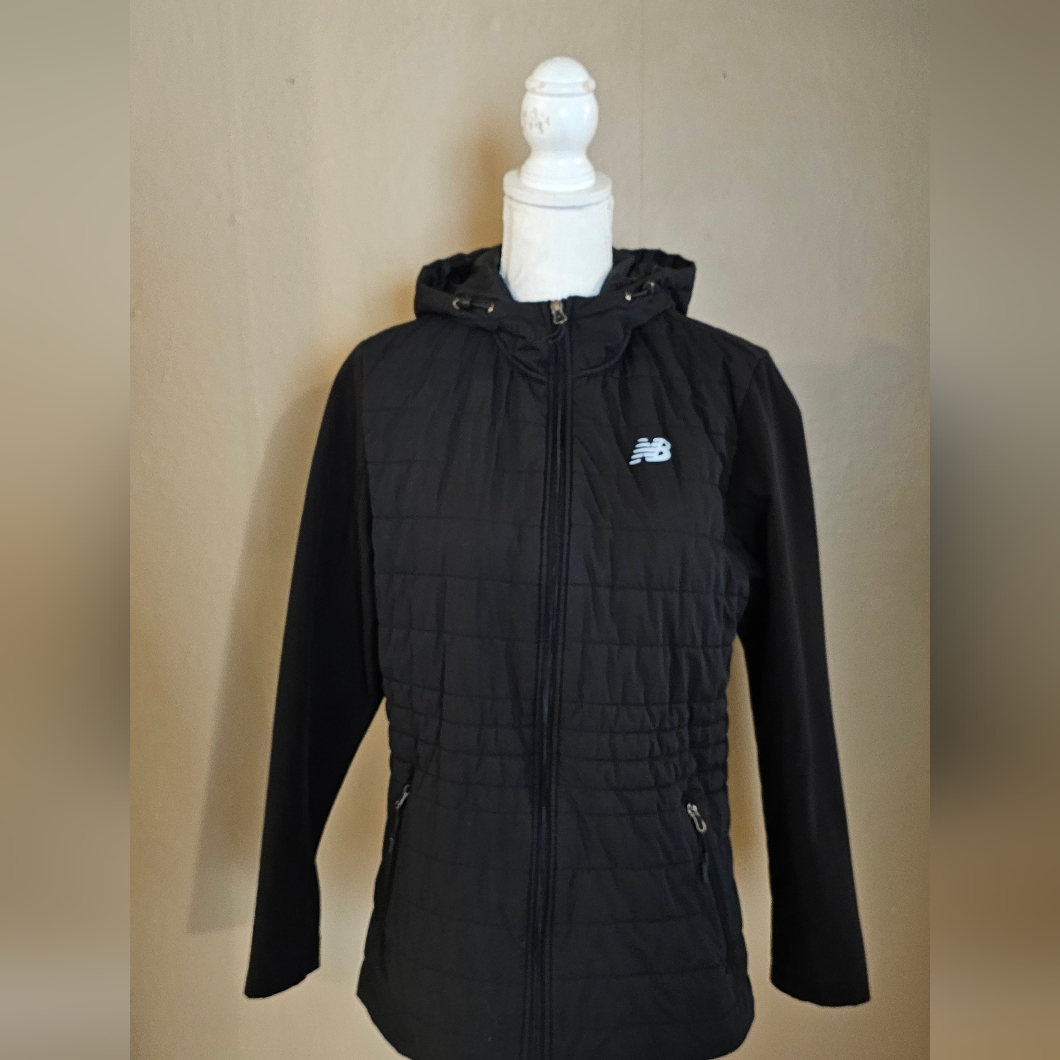 New Balance Women's Black Hooded Jacket